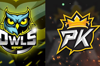 design mascot sports logo for sports team, merch, events, tshirt 16 hours
