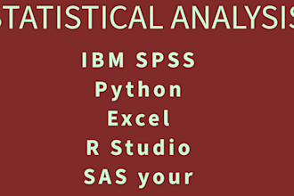 do spss data cleaning, quantitative analysis, report writing