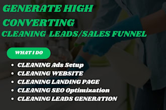 generate quality carpet cleaning leads clean house commercial cleaning website