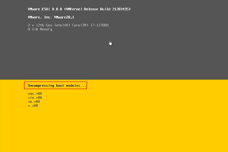 do the setup and configuration of vmware esxi and vcenter