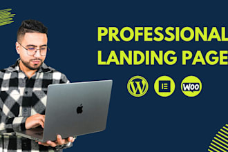 create a creative responsive wordpress landing page