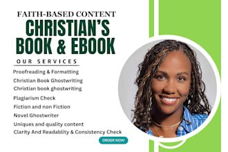 review and edit your christian book, novel, manuscript, formatting, proofread
