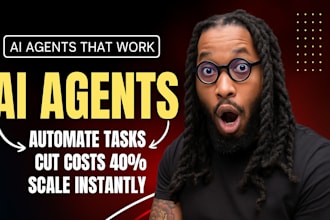create ai agents  for  for customer service, data processing, or ai automation