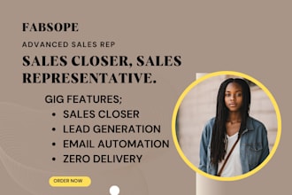 sales closer, sales representative, telemarketing, and close high ticket sales