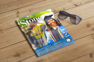 create professional magazine and print newsletter designs and layouts