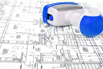 create architectural drawing, landscape design, 2d, 3d floor plan, with pe stamp