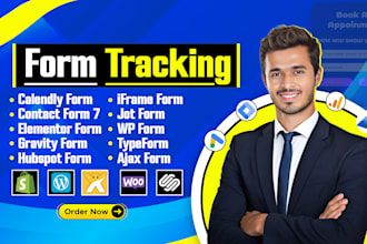 track calendly, iframe, hubspot, gravity, ninja, wp, jet, and jot form