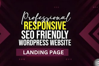 create wordpress landing page, elementor landing page, design squeeze page