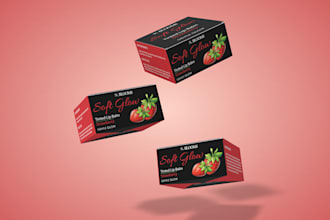 modern all types of box packaging design along with 3d mockup maker