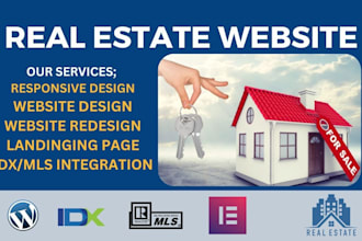 develop a beautiful custom real estate idx website in wordpress