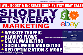 boost shopify etsy store ebay sales shopify marketing shopify etsy ebay sales
