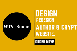 design redesign wix website wix meme coin website crypto website