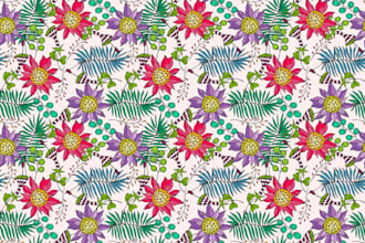 do nice pattern design for textile or stationary etc
