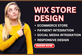 build wix website design wix landing page redesign wix business store website