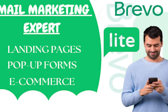 setup landing page popup forms ecommerce on brevo and mailerlite