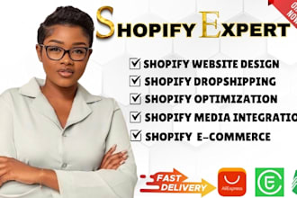 build shopify store design shopify ecommerce website shopify dropshipping pod