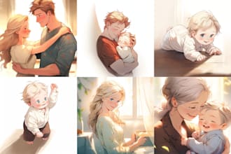 illustrate your childrens picture book using ai