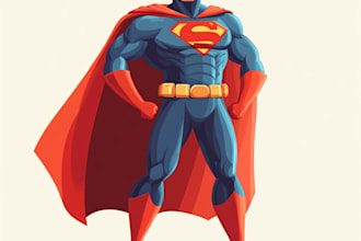 design superhero character for your comic or story