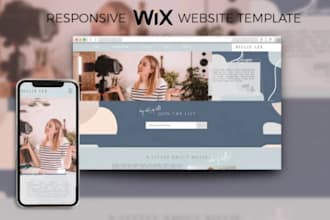 develop wix landing page, design squeeze page,  SEO and speed optimization