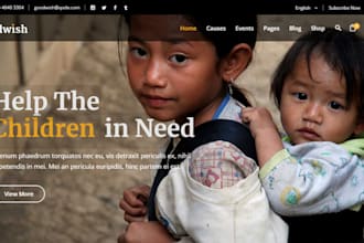 nonprofit website, charity website, 501c3 website, donation website