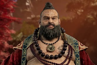 3d photorealistic digital human sculpt model realtime metahuman character avatar