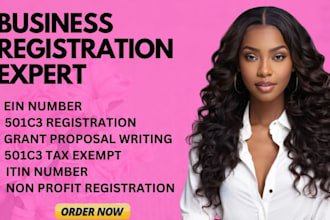 do non profit registration,file 501c3,grant proposal,itin,task exempt,sme,mbe