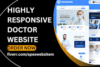 design doctor healthcare medicare booking dental clinic hospital fitness website