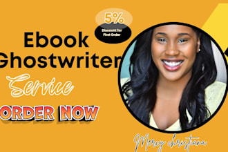 ghostwrite 50,000 words ebook, ebook writer, self help book, non fiction writer