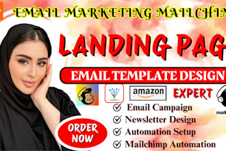 manage mailchimp email marketing and email marketing campaign design