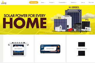design solar accessories website solar panel shopify store solar inverter store