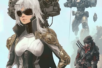 draw character in japanese anime or manga style sfw or nsfw