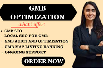 do gmb audit, local seo optimization to improve google my business maps ranking