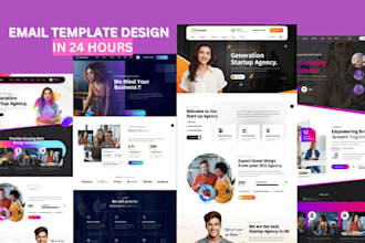 design email template on canva, figma, beehiiv mailchimp klaviyo brevo in 24 hrs