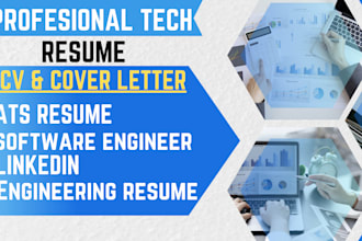 build professional tech engineering ats resume writing and linkedin IT sales cv