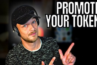 promote crypto meme coin, web3 project youtube channel and video