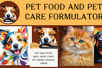 formulate organic pet food and natural pet care product