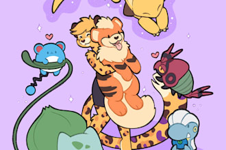 draw your pokemon team and you