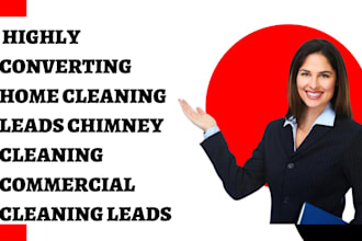 generate verified home cleaning leads chimney cleaning commercial cleaning leads