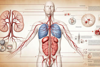 do medical, scientific, and biology illustrations for you