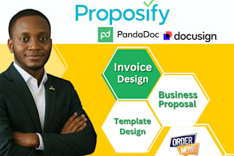design proposify, pandadoc, proposal template design, docusign, better proposal