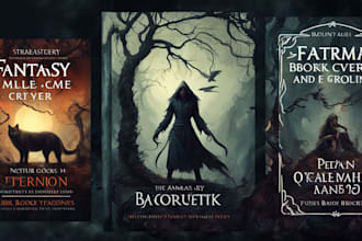design professional fantasy book cover, ebook cover
