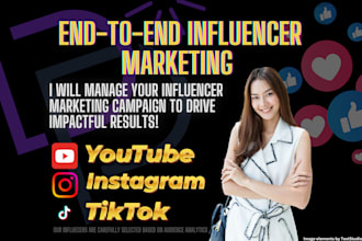 boost your brand with an end to end influencer marketing