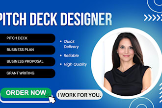 craft and design a powerful investor pitch deck on pptx canva google slides