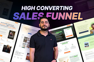 design and build high converting sales funnel for coaches and consultants