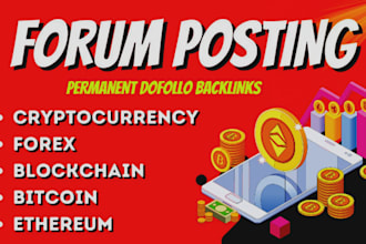 do forex, crypto, btc promotion telegram posting backlinks