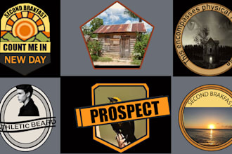 create sticker design, patch, label, badge, and logo design