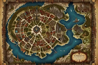 create your fantasy city map