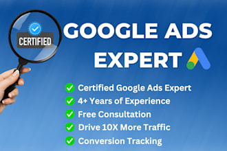setup and manage your google ads campaigns, PPC expert