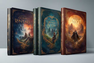 illustrate fantasy book covers and ebook covers