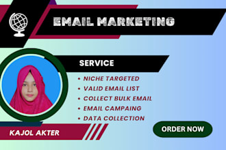 build a verified email list collect bulk email nish targeted